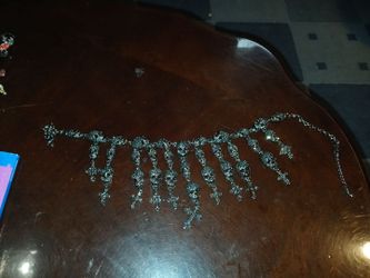 Costume necklace and rings