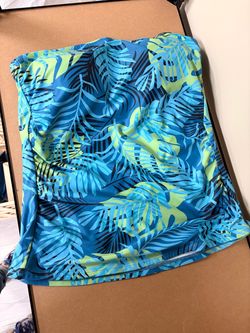 Ocean Blue/Green  tropical tankini