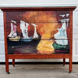 Antique Coastal Chest 