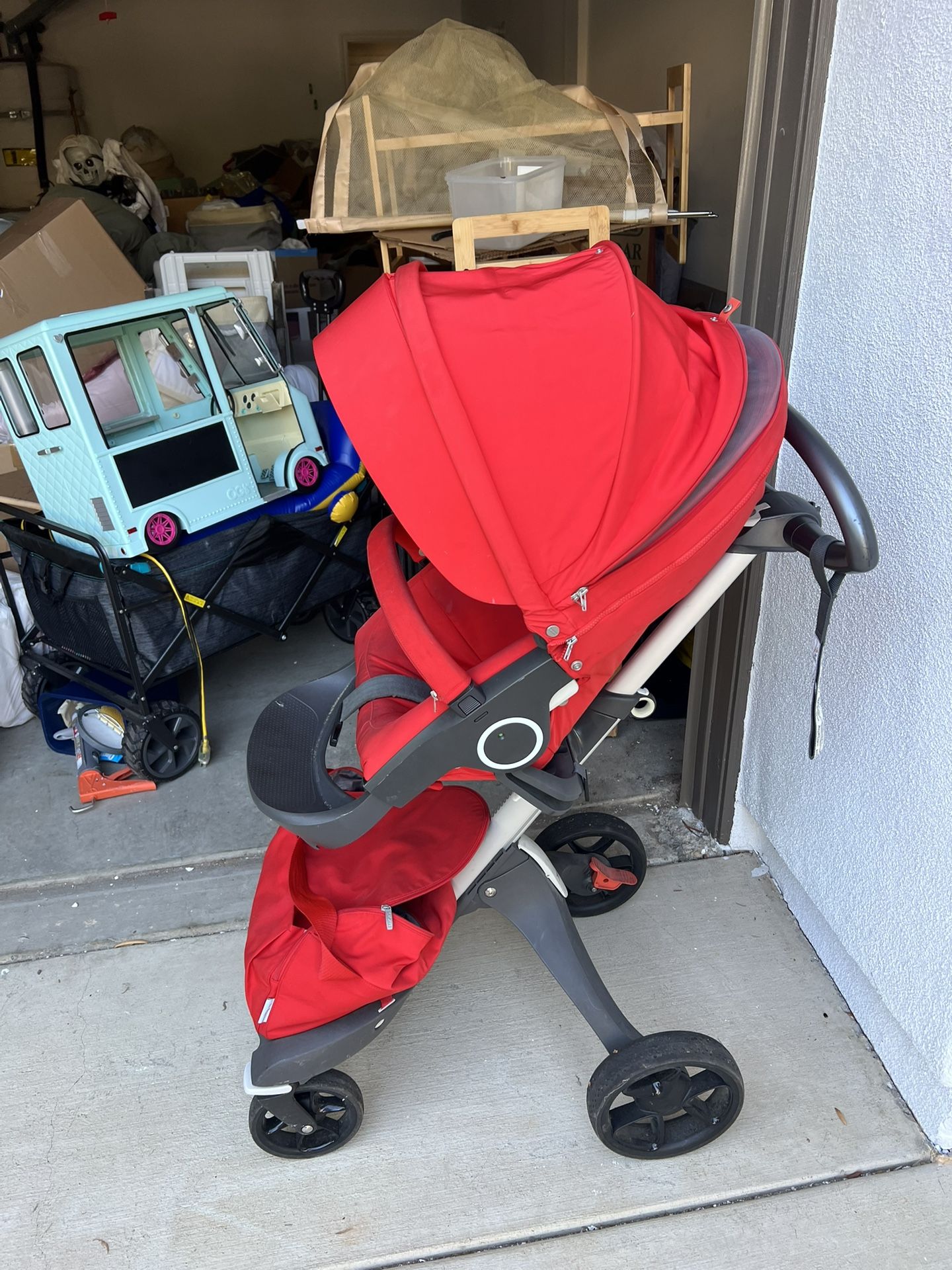 Stokke Xplory Red Stroller
