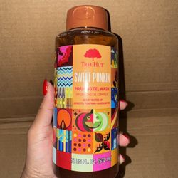 tree hut foaming gel wash - sweet pumpkin 18 fl oz 