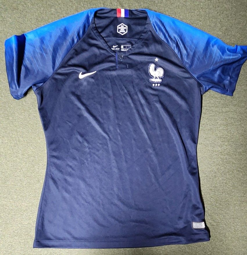 France National Team Soccer Jersey Size Youth Large