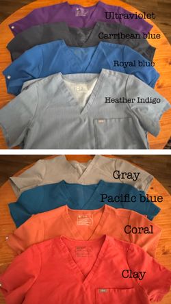 Medium Figs Scrub Tops