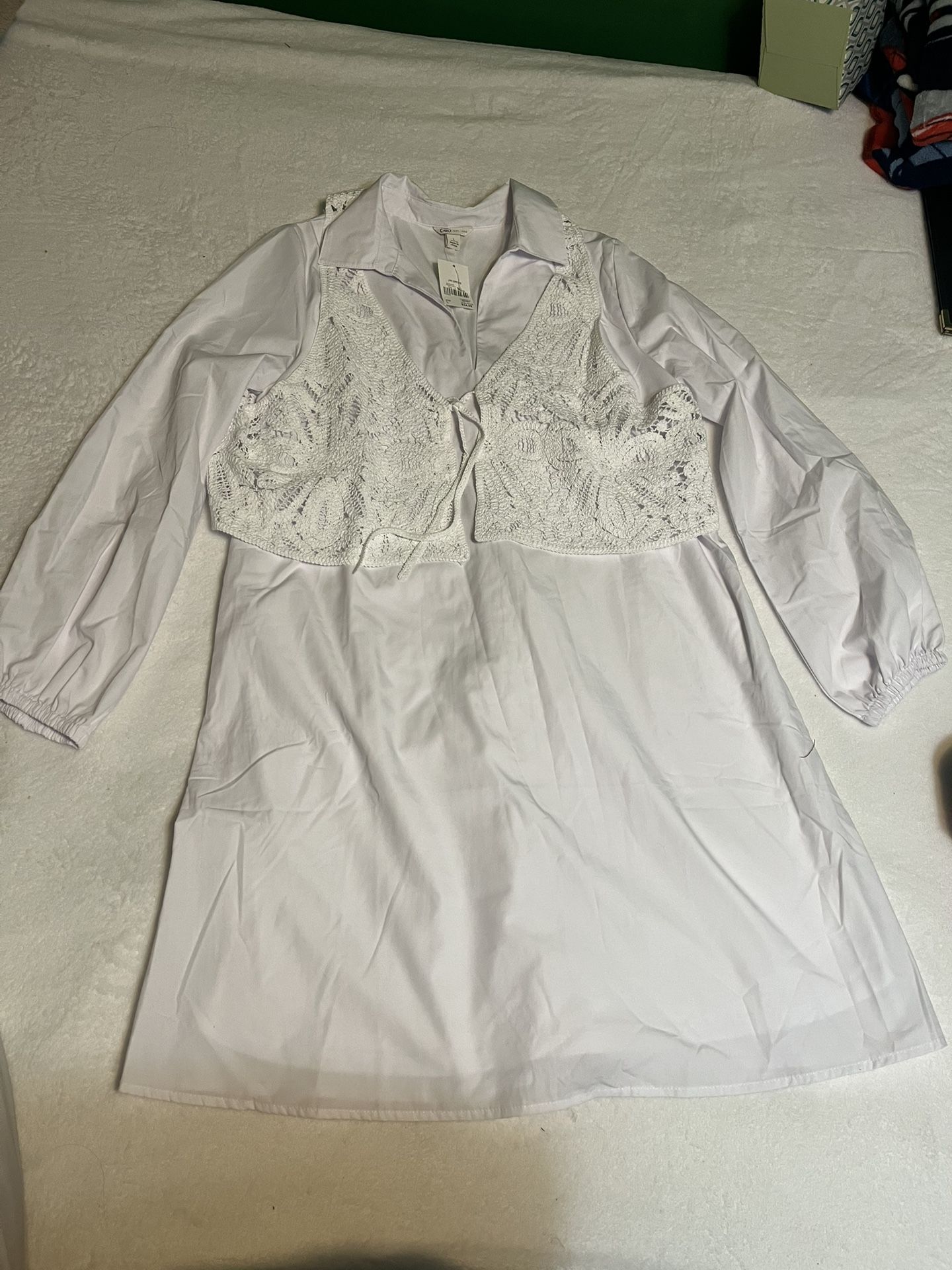 White Dress From Cato