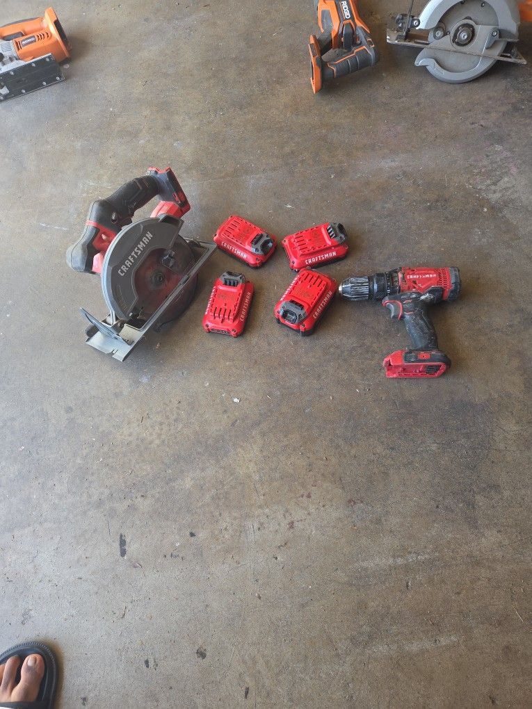 Craftsman Wireless Skillsaw /drill