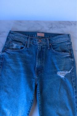 MOTHER Distressed Blue Jeans Size 27
