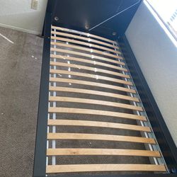 IKEA Twin Bed Frame With Mattress 