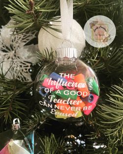 Teacher Disc Ornament
