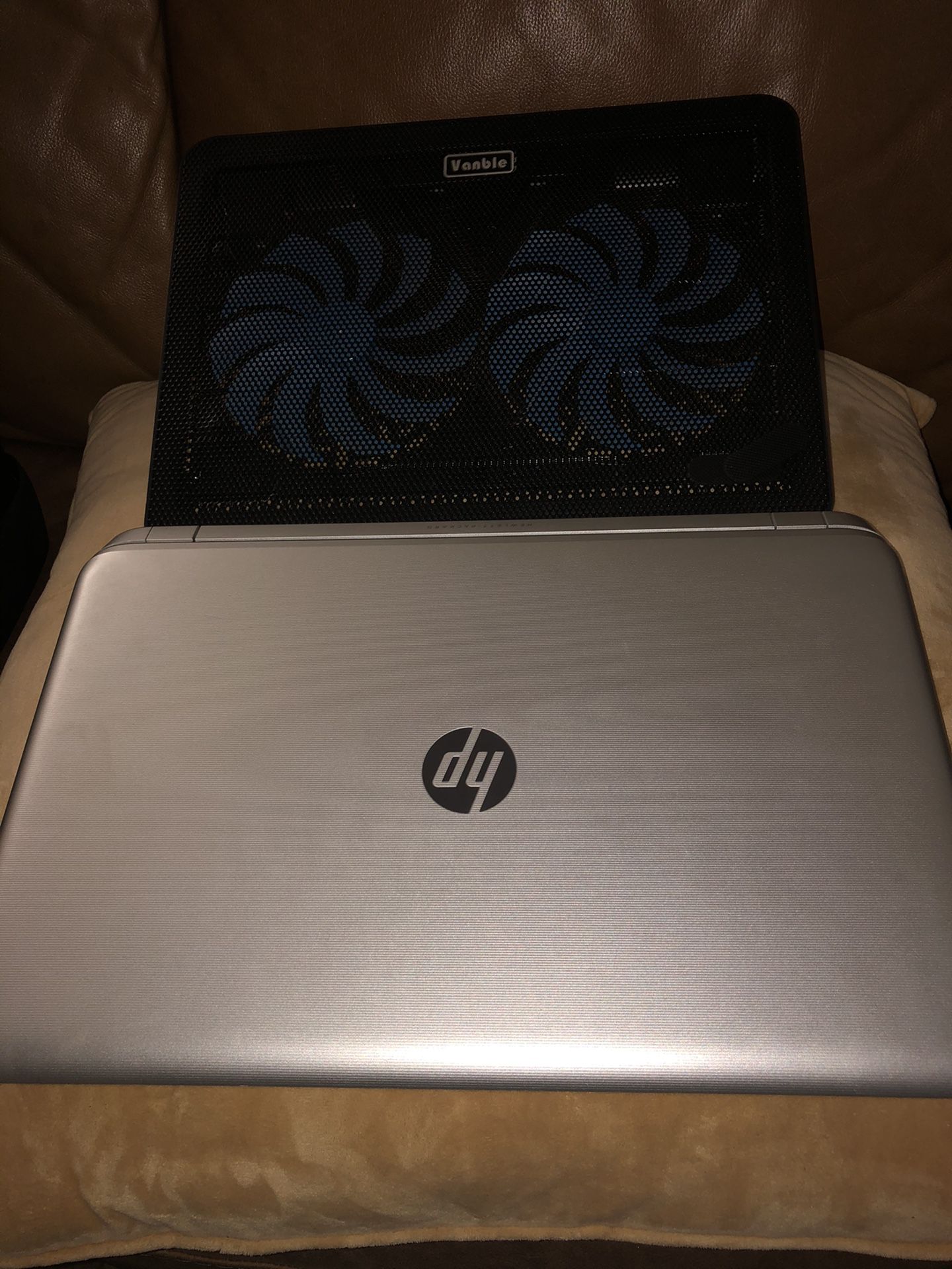 HP Pavilion Touch Laptop w/ cooling fan & Backpack!