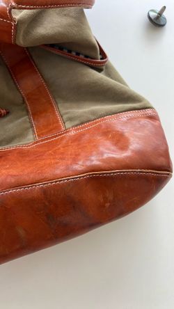 Lands End 1963 canvas and leather bag - Excellent