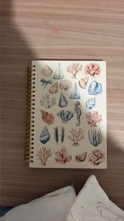Retro Beach Ocean Spiral Notebook Journal