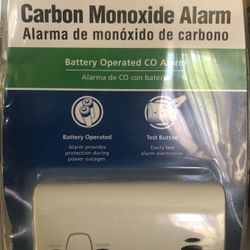Carbon Monoxide Alarm 