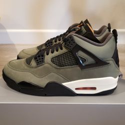 New Authentic Nike Air Jordan 4 Retro Undefeated Men Shoe Pair Size 10