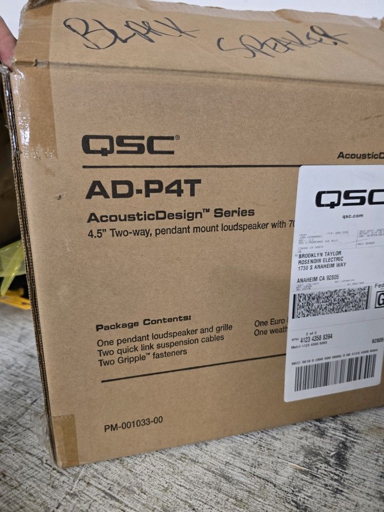 QSC SPEAKER