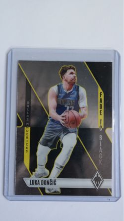 Luka Doncic 2023-24 Panini Phoenix Fade To Black Insert #18 Dallas Mavericks