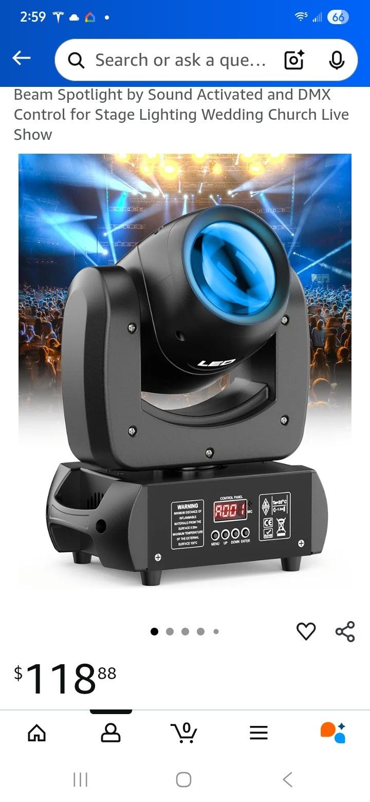 (4) U King 100w moving head lights