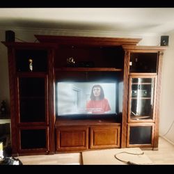 Wood Entertainment Center