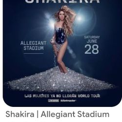 Shakira Concert Tickets 
