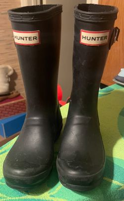 Big Girls Hunter Boots Sizec12