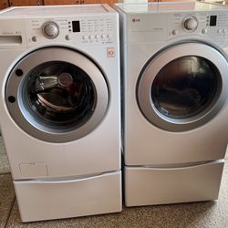 LG Front-Loading Washer & Dryer Set
