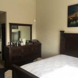 Bedroom set with mattress