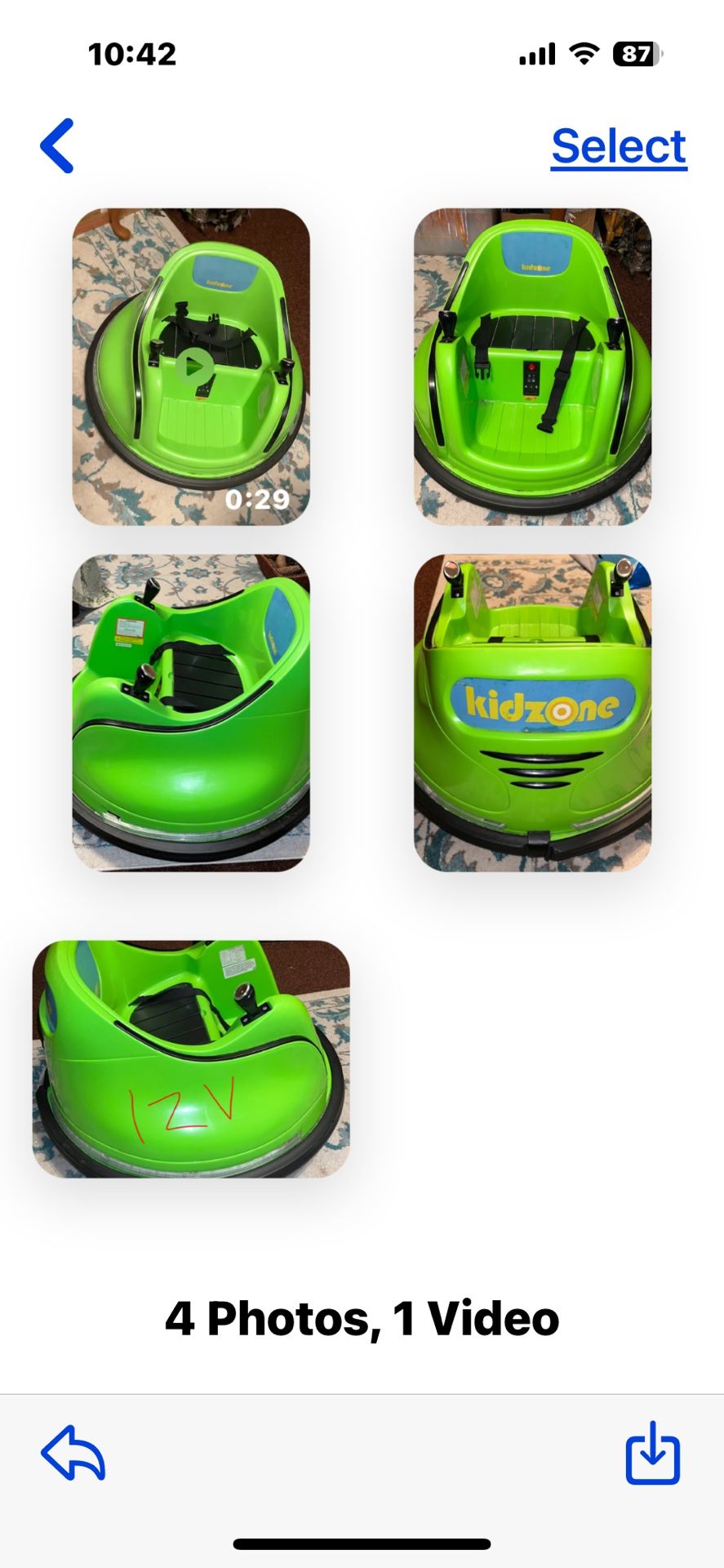 Kidzone Riding Toy 