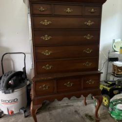 Antique High Boy Dresser