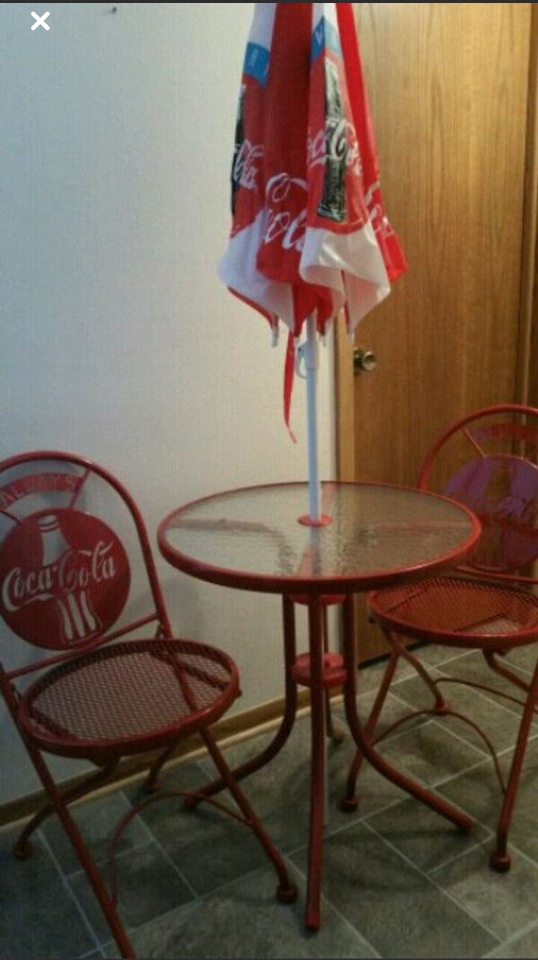 Coca Cola Bistro Set