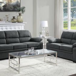 2PC Gray Sofa & Loveseat 💥SALE💥