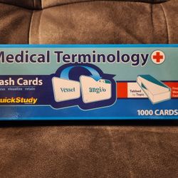 Medical Terminology Flash Cards QuickStudy by BarCharts 1000 Cards