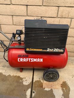 2 H.P. 20 gallon compressor