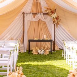 Wooden Arch Backdrop Stand 