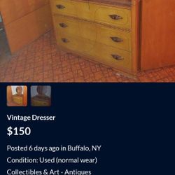 Vintage Dresser 