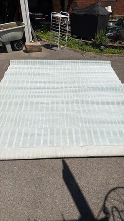Tommy Bahama Poolside 8x10 Blue/Ivory Rug 🌊🤍