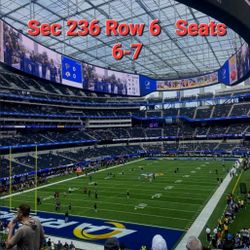 Los Angeles Rams Sect 236 Row 6