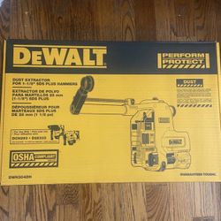 Dewalt New Dust Extra for 1 1/8” Rotary Hammer 