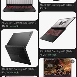 Asus TUF A16 gaming Laptop 
