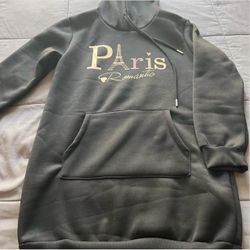 Paris women dress hoodie Small