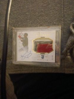 Baseball Card ( rookie card ) Signed