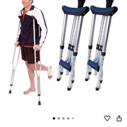 Folding Adult Crutches 