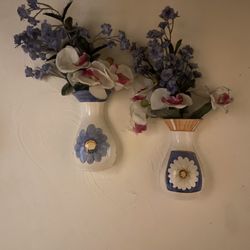 Flower Wall Door Vases 