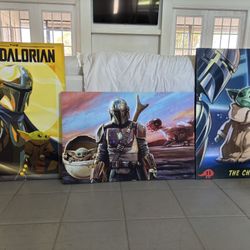 Mandalorian Canvas Picture Decor