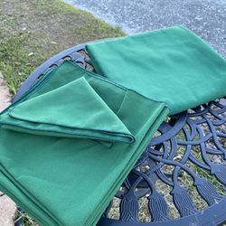 Green Napkins & Table Cloth
