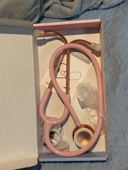 Pink stethoscope
