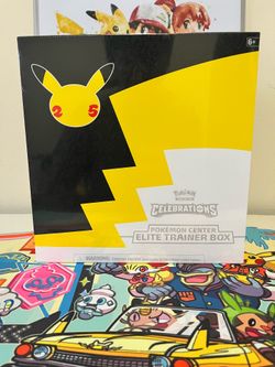 Pokémon Celebrations Elite Trainer Box Pokemon Center ETB Exclusive 25th Anniversary