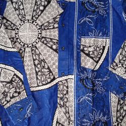 Blue Bandana Button Up Shirt 