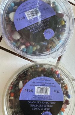 New…2 pc- containers of beads