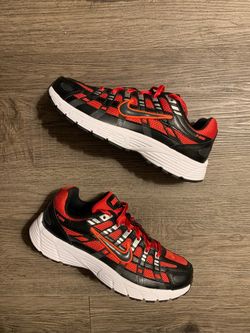 Nike P-6000 Sneakers Red and Black