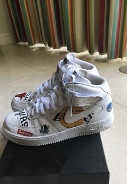 Supreme x NBA airforce