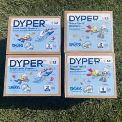 Dyper Brand Diapers Size 3 & 4